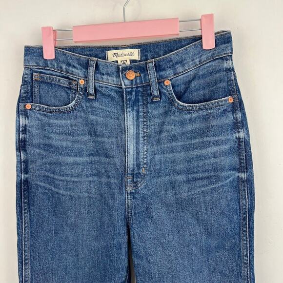 Madewell Stovepipe straight leg jeans in Klinewash womens size 28 - Picture 3 of 9